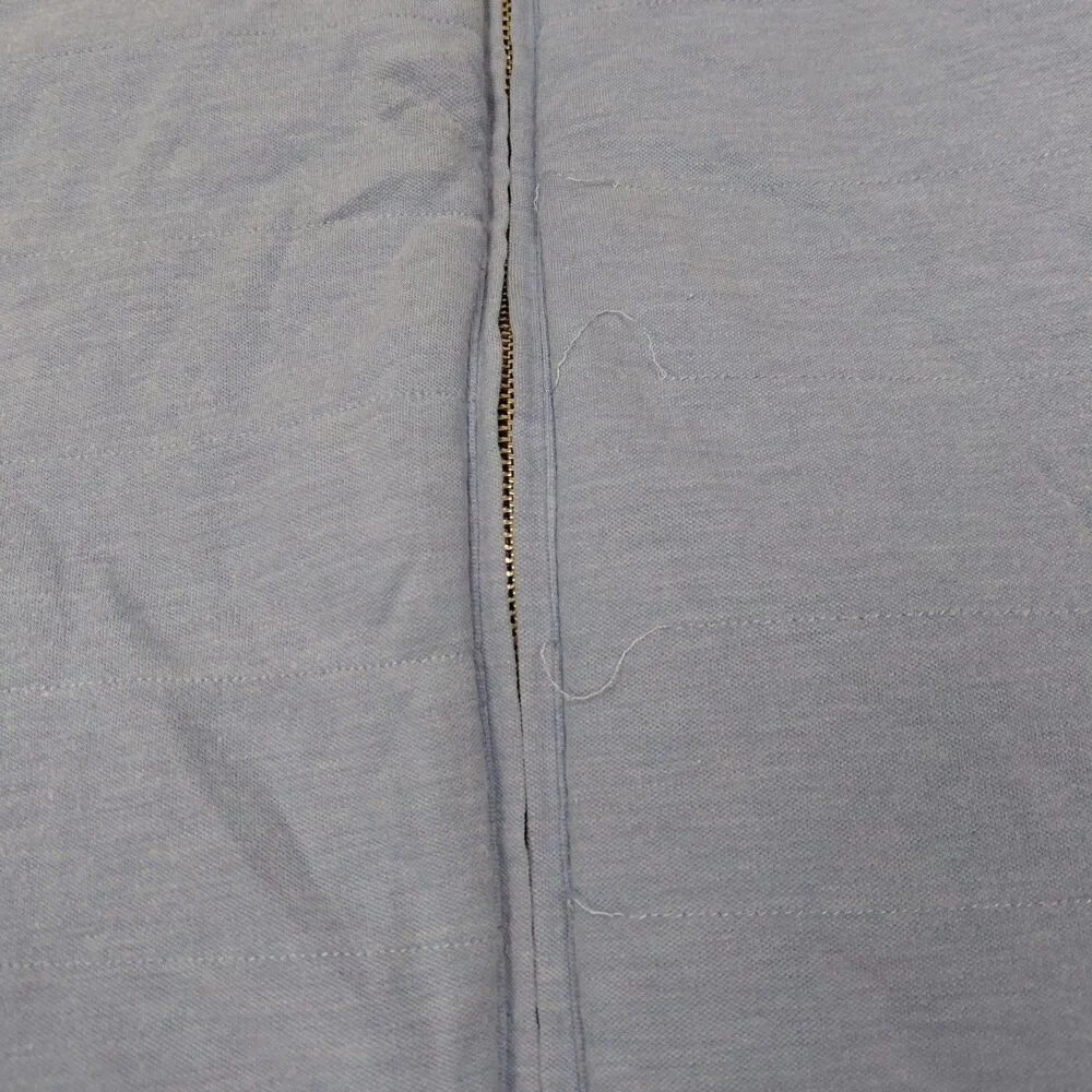 Peter Millar Vest Mens XL Blue Reversible Full Zip Up Performance Golf